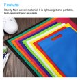 thumbnail image 5 of Uxcell Reusable Goodie Treat Wedding Party Nonwoven Tote Bags, Orange 24 Pack, 5 of 5