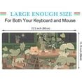 thumbnail image 2 of Cute Desk Mat Kawaii Bear Mousepad Cute Anime Plant Desk Protector, Kawai Aesthetic Brown and Green Forest Keyboard Mat, Large Mouse Pad XXL Gaming Desk Pad XL Office Home Decor for Women Girls, 2 of 6