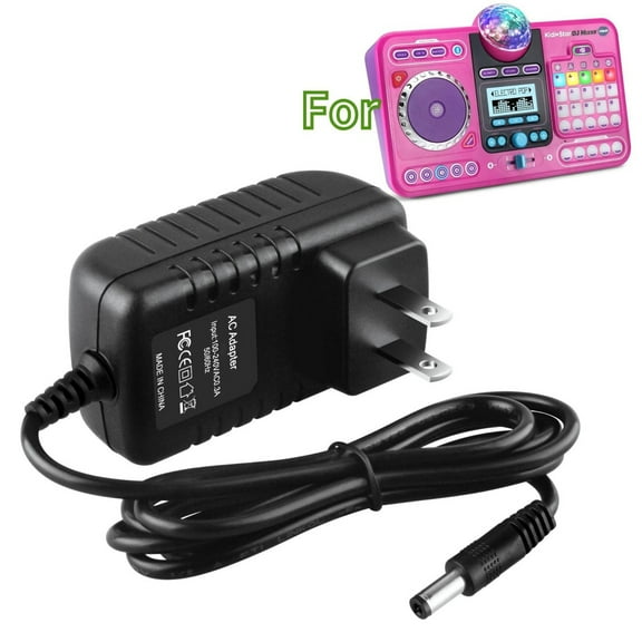 K-MAINS AC Adapter Compatible With VTech Kidi Star DJ Mixer 80-547300 80-547335 Power Charger