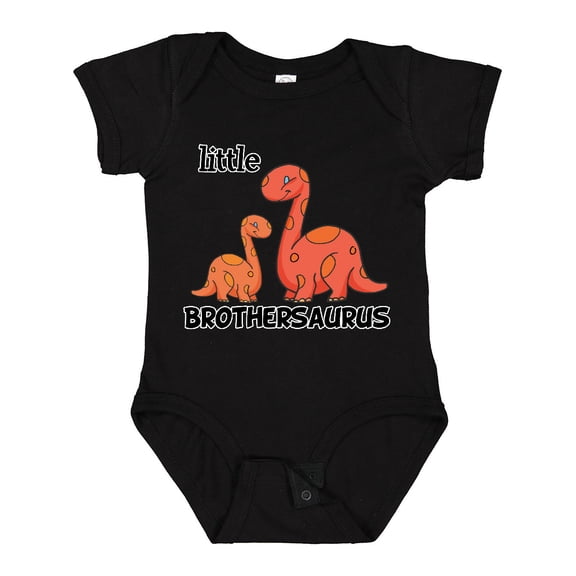 Inktastic Little Brothersaurus Boys Baby Bodysuit
