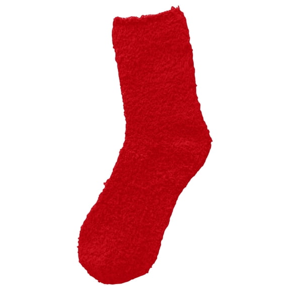 OJJCXA Womens Socks Breathable Casual Solid Color Plush Thickened Winter Floor Sleeping Socks 1 Pair