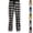 Black, variant on HAJWOH Mens Pajama Pants Lightweight Drawstring Waist Pants Checkered Sleep Lounge Pant