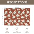 thumbnail image 3 of Placemat, Pioneer Flower Floral Print Pattern Place Mats Table Mat Set Of 2, PVC Washable Placemats for Party Kitchen Dining Decoration, 18x12 Inch, Fade Resistant, 3 of 6