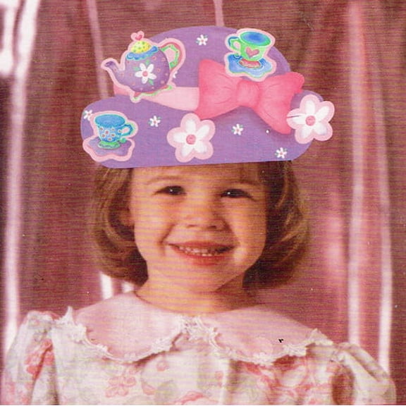 Happy Birthday Garden Party Hats (4ct)