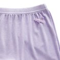 thumbnail image 5 of Miqool Girls Ribbed Knit Bike Shorts Stretch 2-13 Years Anti-Chafe Undershorts Casual Soft Elastic Bow Waist Ruffle Hem Shorts, 5 of 6