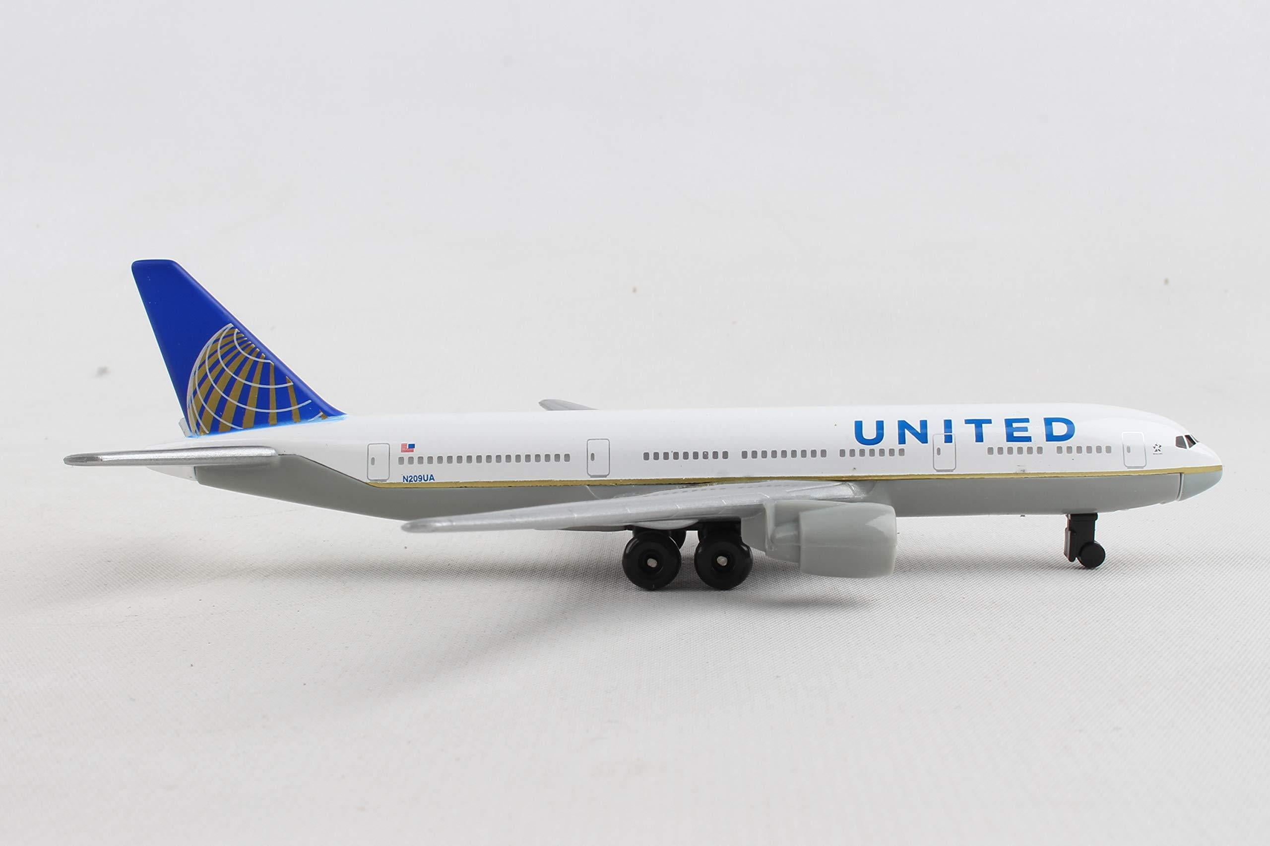 united airlines toy plane