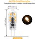 thumbnail image 3 of Bombillas LED HengBo G4, 12 V, 1,5 W, luz blanca cálida, 3000 K (paquete de 10), 3 of 7