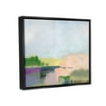 thumbnail image 3 of Stupell Industries Rural Pastel Landscape Comforting Farmland Hills Scenery Painting Jet Black Floating Framed Canvas Print Wall Art, Design by Jan Weiss, 3 of 5