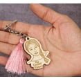 thumbnail image 5 of Inkdotpot Key Chain For Sister Engraved Wooden Key Holder Housewarming Gift, 5 of 6