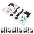 thumbnail image 6 of Masteelf 4pcs Funny Bathroom Wall Stickers Waterproof And Removable Toilet Reminder Decals Ideal For Home Office And Public Restrooms, 6 of 8