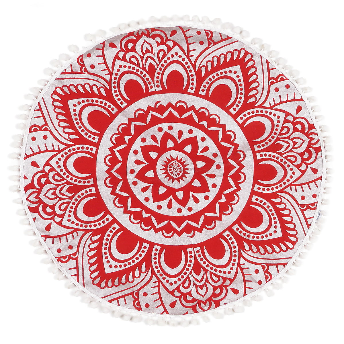 Details about   Cotton Square Floor Cushion Cover Star Mandala Elephant Design 35 Inches Indian 
