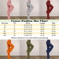 thumbnail image 3 of absuyy Yoga Pants for Women Elastic High Waisted Bootcut Wide Leg Sports Pants Casual Cozy Lounge Workout Trousers Orange S, 3 of 9
