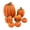 Orange, variant on Large Artificial Pumpkin for Halloween Decorations, Assorted White Orange Black Gourd Model, Festive Fall Autumn Harvest Table Centerpiece Home Room Display，Orange