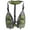 Green Grey, variant on Fishing Vest Breathable Convenient with Pockets General Multi Function Adjustable Mesh Vest for Outdoor