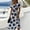 Blue, variant on Womens Halloween Dress Witch Hat Short Sleeve Spider Fall Wedding Guest Dresses Ghost V Neck Casual Wrap Dress S