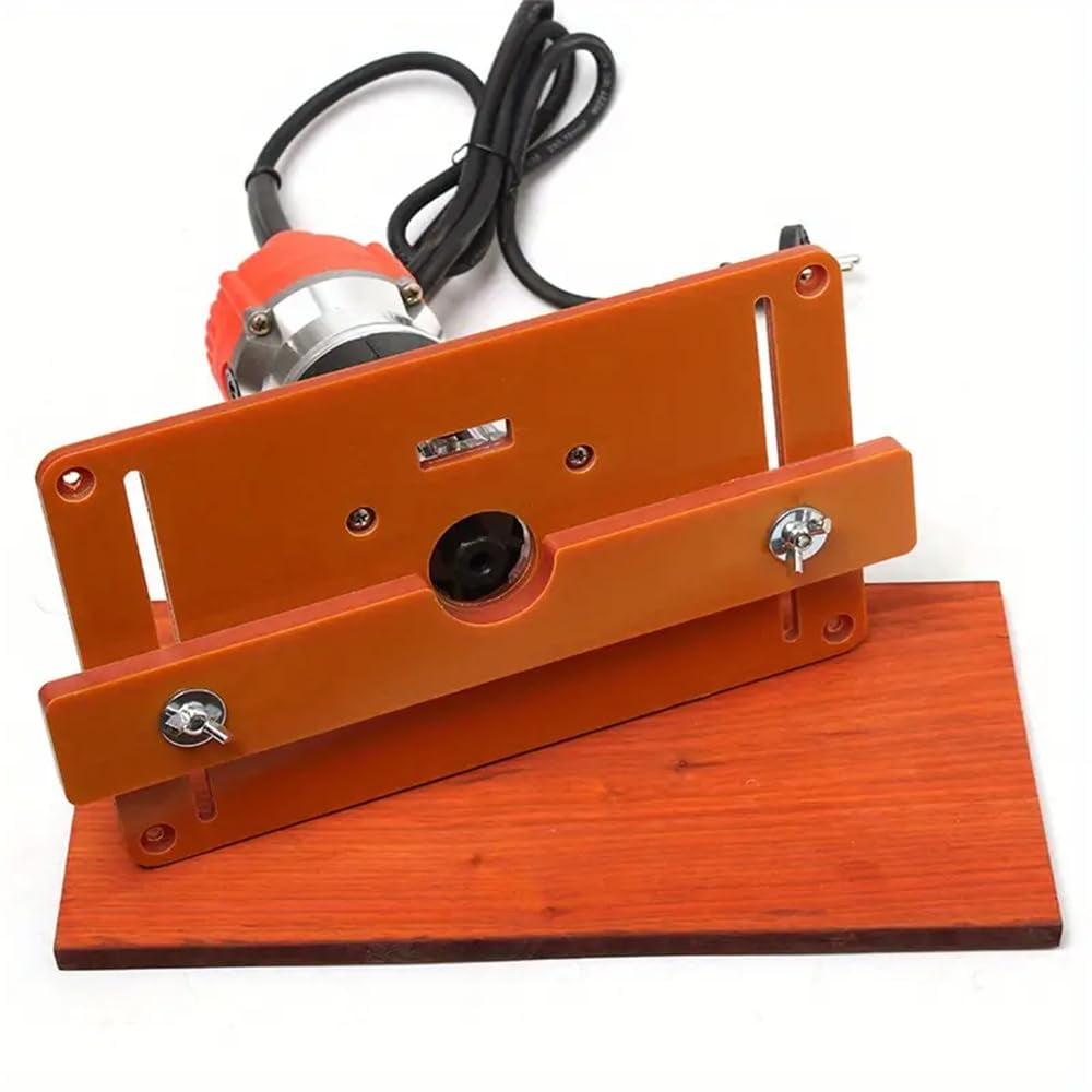 High Accuracy Wood Milling Chamfering Trimming Machine, Router Table Insert Plate with Balance Board for Precision Woodworking