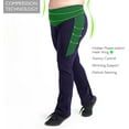 thumbnail image 3 of Rainbeau Curves Basic Compression Bootcut Pant, Women's Plus Navy 14/16, 3 of 3