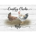 thumbnail image 2 of Jacobs, Billy 24x19 White Modern Wood Framed Museum Art Print Titled - County Chicks Rule, 2 of 4