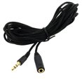 thumbnail image 1 of Flmtop 2 Pcs Câble d'Extension Audio Stéréo Femelle à Mâle 3M 10 Pieds 3.5mm Jack, 1 of 6
