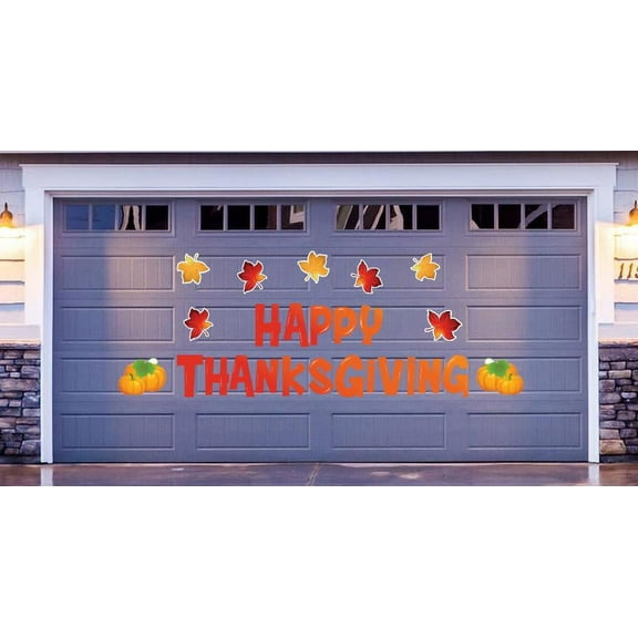 VictoryStore Happy Thanksgiving Garage Magnets Set, Autumn Thanksgiving Magnet Decorations (19633)