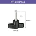 thumbnail image 2 of Uxcell 5Pack Metric 304 Stainless Steel Clamping Screw Knob T Shaped Thumb Screws M5 x 20mm, 2 of 5