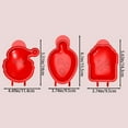 thumbnail image 3 of MOMOJIA Set of 3 Santa Shape Pie Maker Plastic Food Safe Pastry Baking Tool Dough Press Pocket Pie Mold for Christmas Treats, 3 of 20