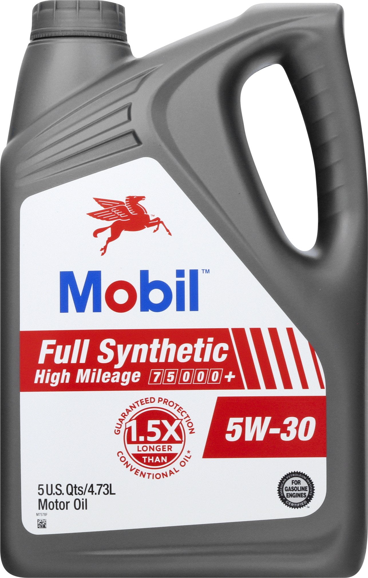Buy Mobil Full Synthetic High Mileage Motor Oil 5W30, 5 Quart Online