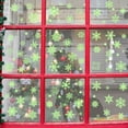 thumbnail image 6 of 93PCS Glow in The Dark Snowflake Window Clings, Glass Window Snowflake Decals, Non-Adhesive Stickers, Static Stickers, Christmas Stickers for Children's Room Decoration Christmas Decoration, 6 of 8