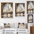 thumbnail image 4 of Designart "Madinah Medina Islam painting" Religion & Spirituality Floater Framed Wall Art Living Room, 4 of 7