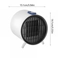 thumbnail image 2 of HIBIBUD 2026 New Small Electric Heater Room Heaters for Indoor Use Portable Rechargeable 110V Mini Heater Home Desktop Foot Warmer Portable for Personal Warmth, Desk Heating, Small Room, Winter Use, 2 of 7