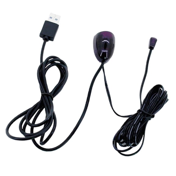 LeeQinersw Hidden IR Infrared Remote Control Repeater Extender 2 Emitters 1 Receiver