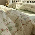 thumbnail image 1 of Floral Comforter Set with Sheet and Pillowcases, Soft Hotel Quality Bedding, Full Queen Size, 1 of 10