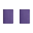 thumbnail image 2 of Thickened Softcover Sewn Notebook, Oimcto A7 Multi-Color Portable Journal for Daily Note Taking, 100 Pages, High-Quality Inner Paper Resists Ink Bleeding, Smooth Writing, Violet, 2 Pcs, 2 of 5