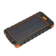 thumbnail image 2 of Cargador de teléfono solar portátil Banco de energía solar de 20000 mAh con brújula y linterna LED para exteriores Negro Naranja, 2 of 8