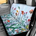 thumbnail image 2 of Psesaysky Wildflower Moth Mushroom Rear Bench Seat Covers for Cars, 2 Piece Soft Non Slip Car Seat Covers Easy to Install Durable Protection for Trucks Vans, 2 of 4