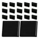 thumbnail image 1 of 50 tiras de silicona transparentes para perchas, antideslizantes, para pantalones, aptas para uso en interiores y exteriores, color negro, 1 of 7