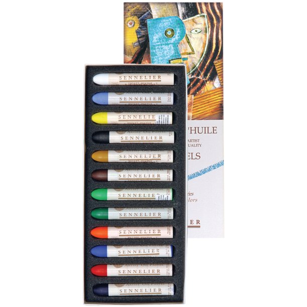 Sennelier Oil Pastel Set, 12Colors