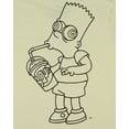 thumbnail image 2 of The Simpsons Men's Bart Squishy Machine Sketch Design Graphic Print Adult Short Sleeve T-Shirt, 2 of 5