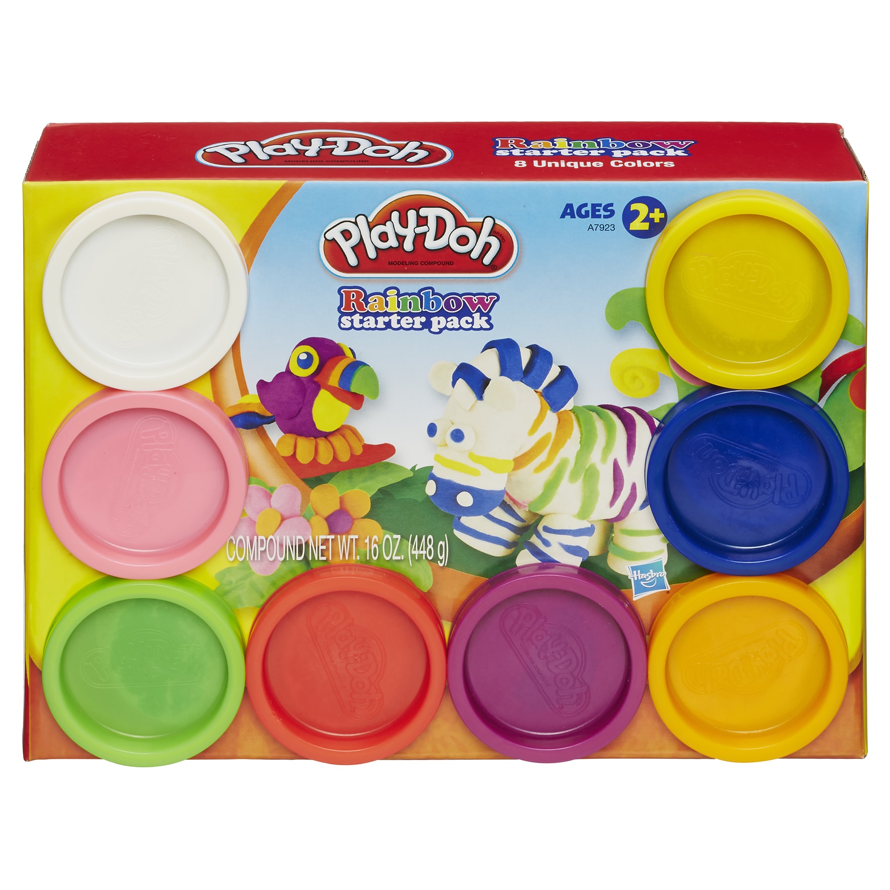 Play-Doh Rainbow Starter Pack with 8 Cans of Play-Doh, 16 oz - image 2 of 2