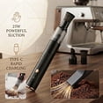 thumbnail image 6 of Handheld Coffee Vacuum Cleaners, Coffee Grounds Vacuum for Barista Stations, 3000Pa Rechargeable Handheld Cleaner, Soft Bristle Brush and Angled Nozzle, 6 of 6