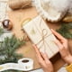 thumbnail image 1 of 500 Transparent Christmas Stickers Roll Gold Foil Christmas Tree Sealing Stickers Adhesive, 1 of 7