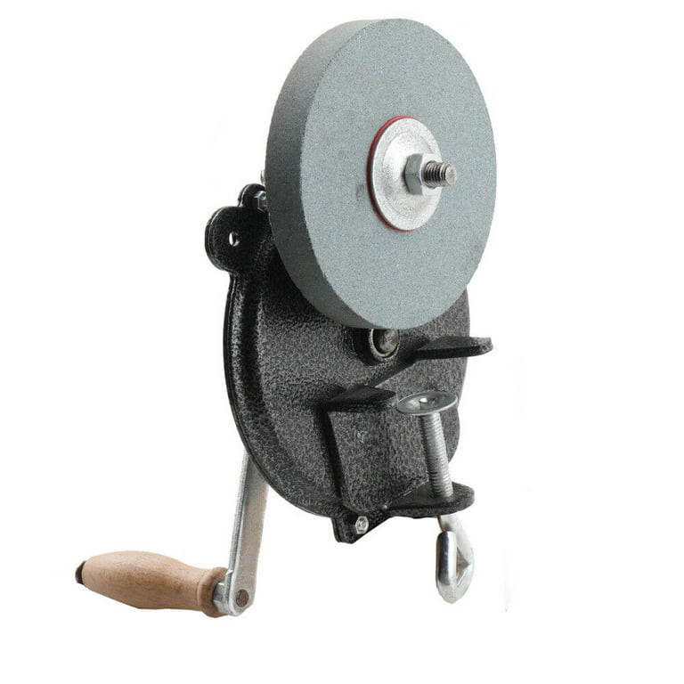 Fichiouy 6 Cast Iron Manual Grinding Machine Sand Wheel Polishing