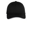 thumbnail image 2 of Port Authority Reflective Sandwich Bill Cap-One Size (Black/ Reflective), 2 of 3
