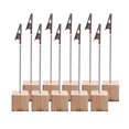 thumbnail image 2 of justharion 10pcs Card Holder Picture Frame Decorations Displaying Rack Wedding Part Banquet Tabletop Memo Holders Stand Desktop Ornament, 2 of 8
