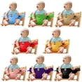 thumbnail image 2 of Asientos de seguridad para sillas de comedor para bebés con correas, cinturón de arnés para silla alta para niños pequeños, correa de asiento elevador de alimentación portátil oso de fresa Hogar, 2 of 2