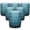 Blue, variant on Vintage Glassware Drinking Glasses Set of 6,12 oz Hobnail Glass Cups,Embossed Grey Water Tumbler,for Beer,Cocktail,Whiskey,Juice and Various Mixed Drinks- 1 Cleaning Brush