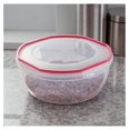 thumbnail image 5 of Ultra-Seal 8.1 Qt Bowl, Large Airtight Food Storage Container, Latching Lid, Microwave and Dishwasher Safe, Clear With Red Gasket, 8-Pack, 5 of 7