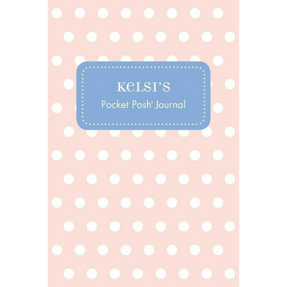 Kelsi's Pocket Posh Journal, Polka Dot, (Paperback)