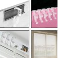 thumbnail image 4 of ZZLZX 20PCS Blinds Drapery Clips 1 inch Concealed Blinds Drapery Clips Double Slat Drapery Fixer Clips Plastic Blinds Trim Set, 4 of 5