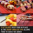 thumbnail image 6 of BESTYASH Stainless Steel Rotisserie Forks for BBQ Grilling Meat & Veggies, Fits Most Rotisserie Rods, 2-Piece Set, 6 of 8
